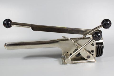 Flejadora manual para fleje de plástico o polipropileno PP de 13mm o 16mm