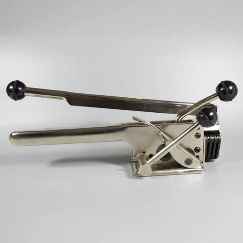Flejadora manual para fleje de plástico o polipropileno PP de 13mm o 16mm